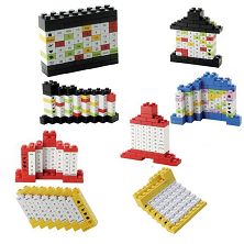 Toy bricks calendar